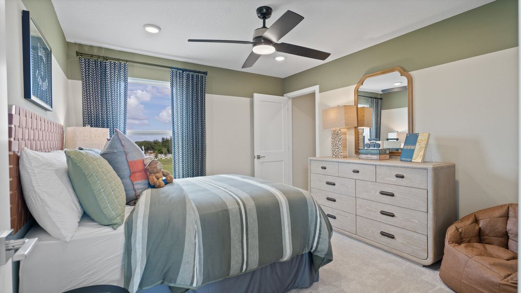 Representative furnished interior of a home built from the Sweetgum by DRB Homes in Lakeside at Satilla, St. Cloud (Image 57).