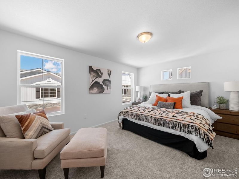 Furnished interior view inside a new home in , Johnstown (Image 8).