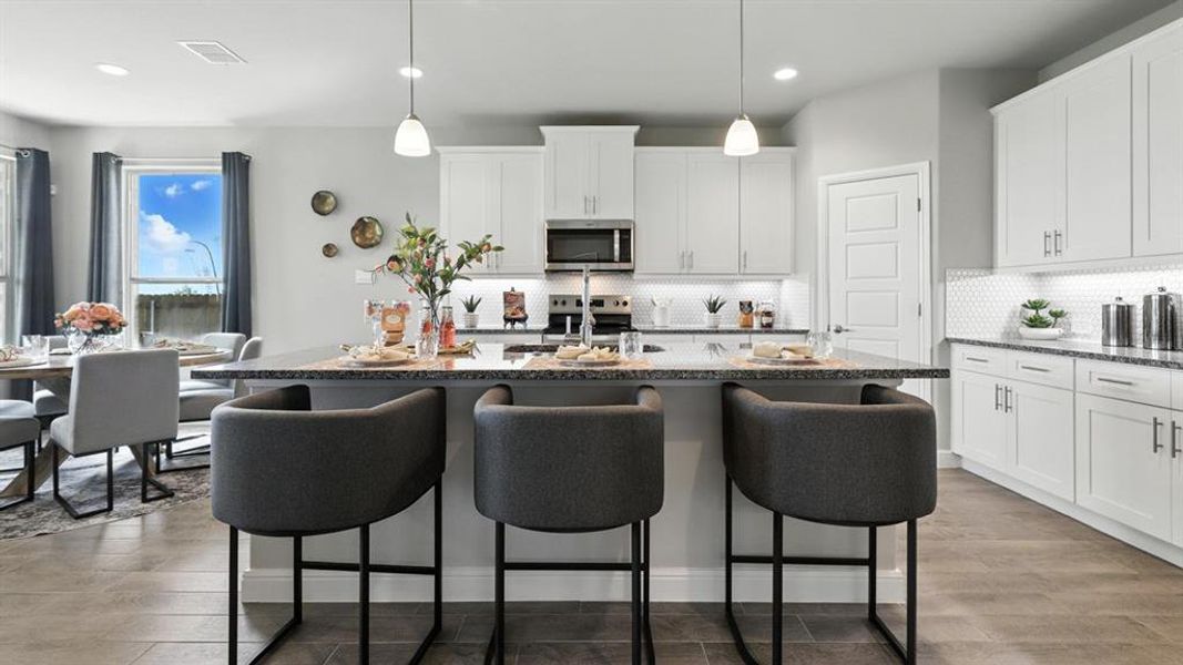 Furnished interior view inside a new home in Bella Vista, Granbury (Image 35).