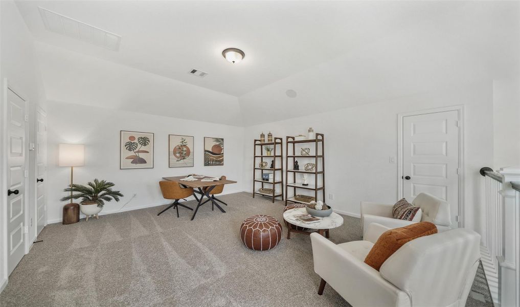 Versatile loft on the third floor (*Photo not of actual home and used for illustration purposes only.)