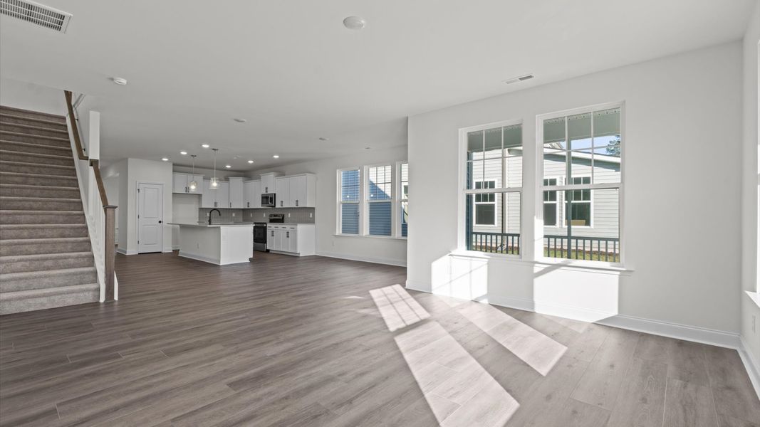 Representative furnished interior of a home built from the Ansley by DRB Homes in Mason Glenn, Franklinton (Image 16).
