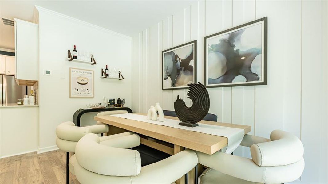 Furnished interior view inside a new home in Harvest Park, Decatur (Image 9).
