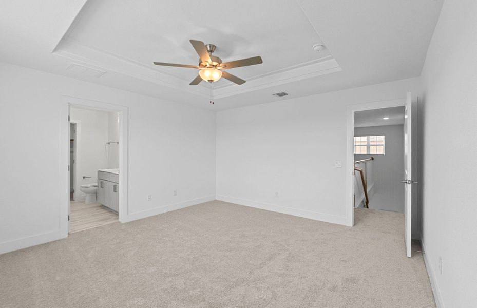 Spacious, unfurnished interior of a new home in Saddleback at Santa Rita Ranch, Liberty Hill (Image 11). Spacious, unfurnished interior of a new home in Saddleback at Santa Rita Ranch, Liberty Hill (Image 11).