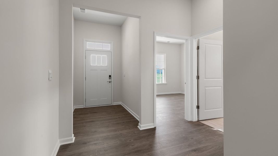 Spacious, unfurnished interior of a new home in The Villas at Kinsley, Jamestown (Image 18). Spacious, unfurnished interior of a new home in The Villas at Kinsley, Jamestown (Image 18).