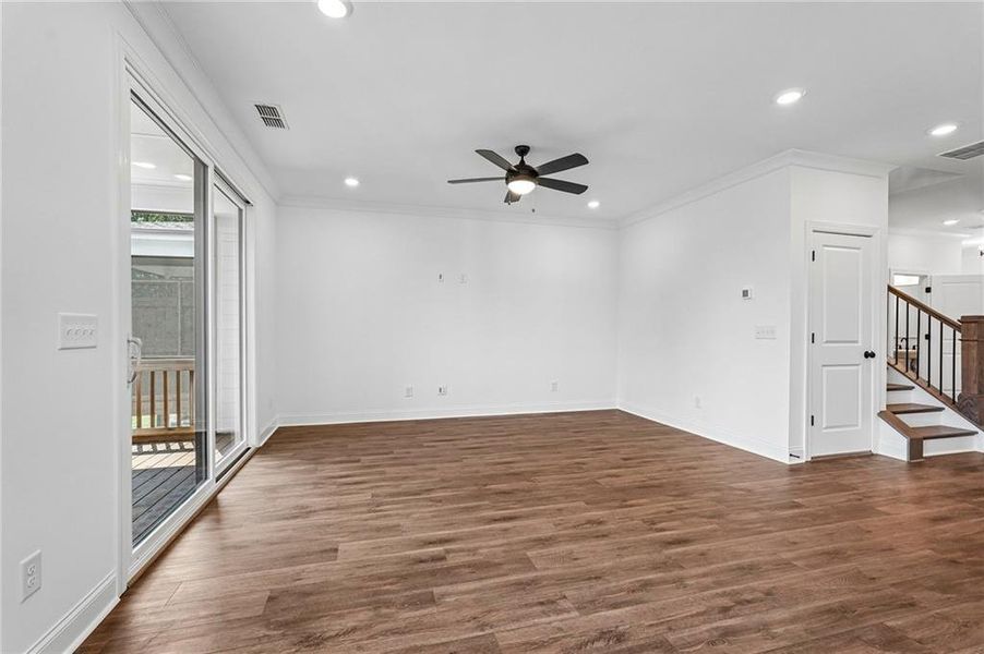 Spacious, unfurnished interior of a new home in Millcroft Townhomes, Buford (Image 47).