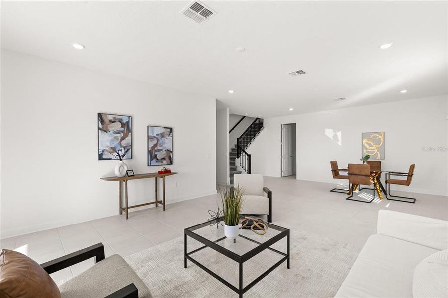Furnished interior view inside a new home in Dora Parc, Mount Dora (Image 11).