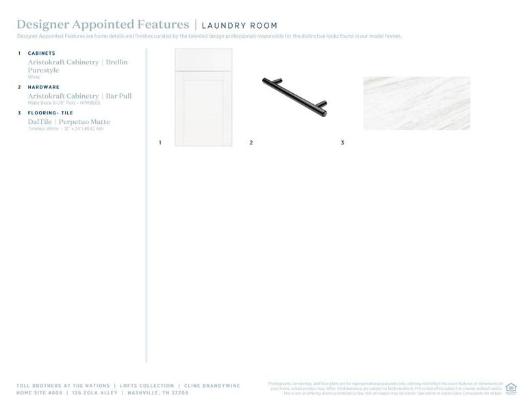 Sample of building materials used in homes in The Nations - Lofts, Nashville (Image 12).
