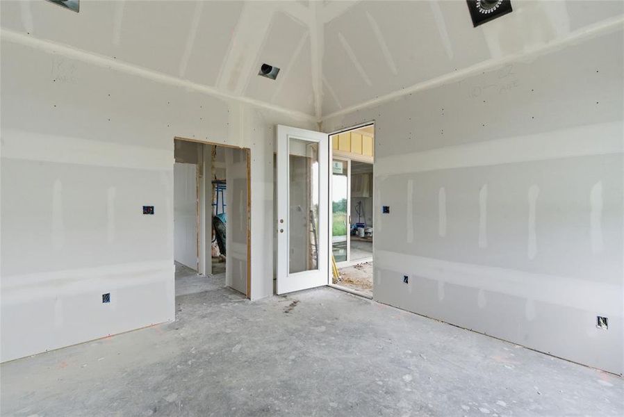 In-progress construction of a new home in , Aledo, TX (Image 5).