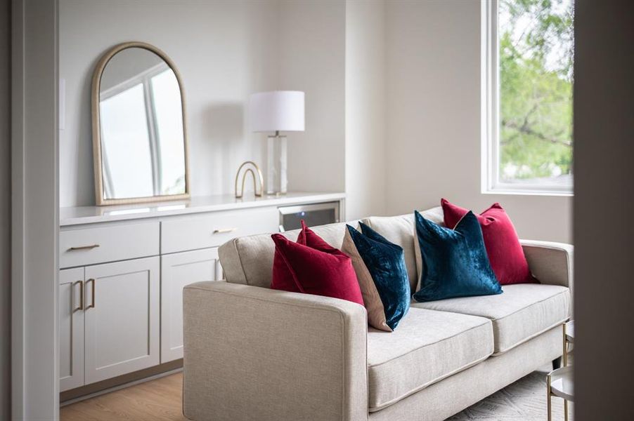 Furnished interior view inside a new home in , Dallas (Image 26).