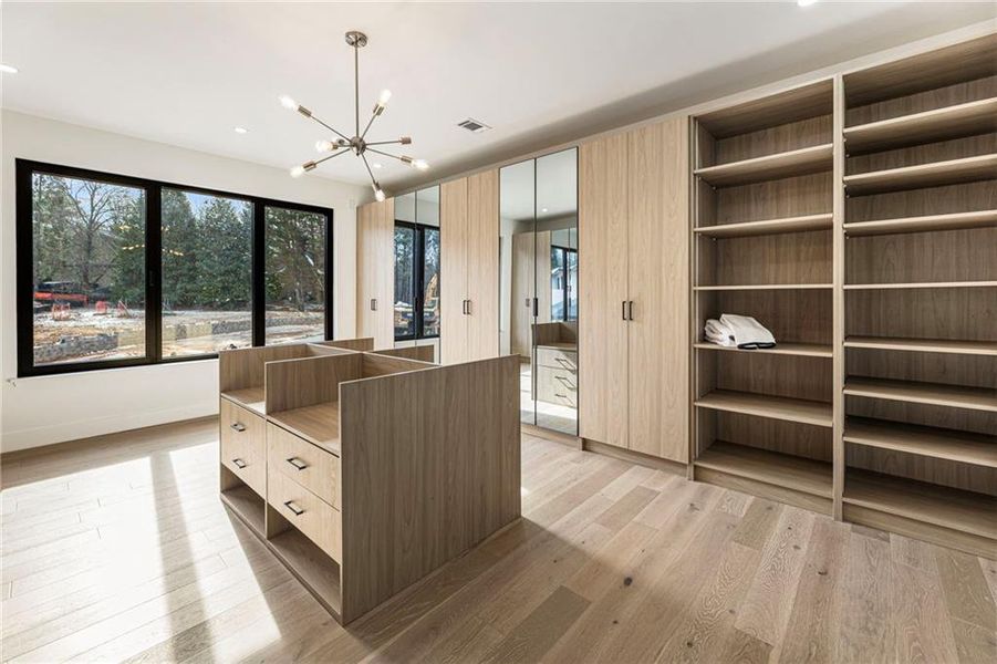 Furnished interior view inside a new home in , Suwanee (Image 82).