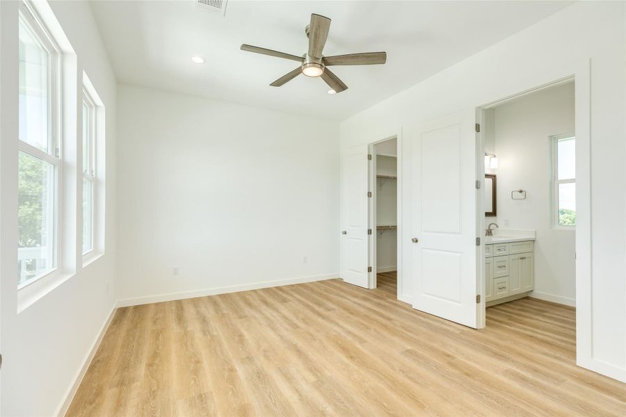 Primary bedroom located on first floor.