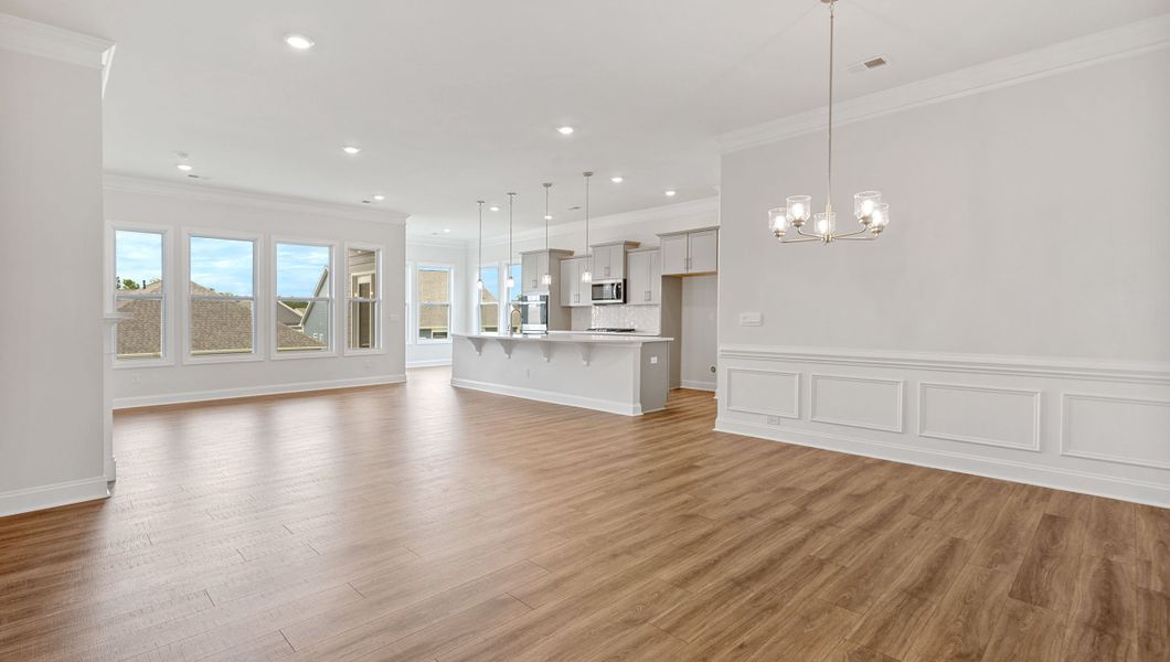 Spacious, unfurnished interior of a new home in The Villas at Pine Valley, Boiling Springs (Image 13).