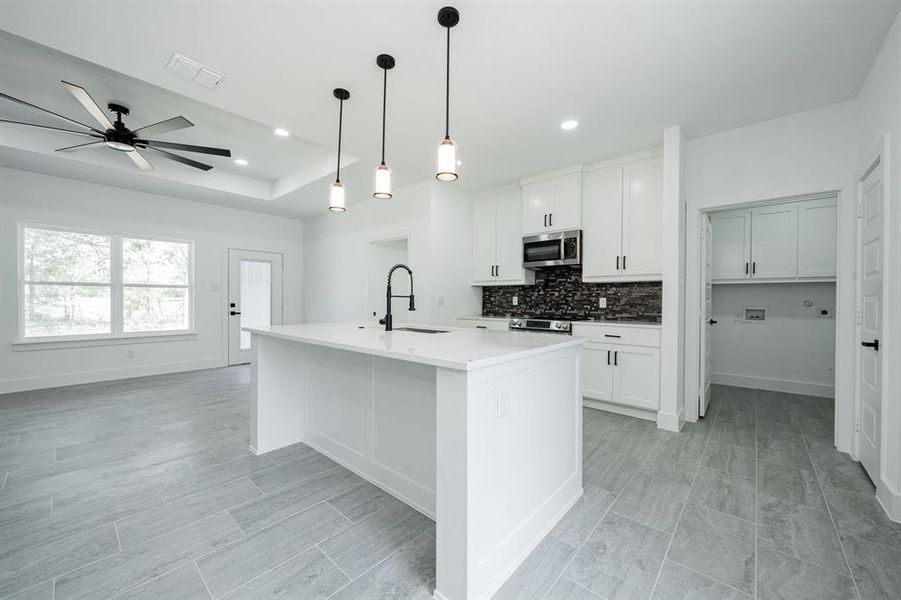 Furnished interior view inside a new home in , Malakoff (Image 5).