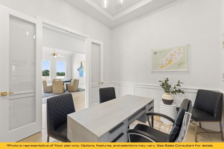 Representative furnished interior of a home built from the St Lucia by Stonefield Homes in Heath Golf and Yacht Club, Rockwall (Image 45).