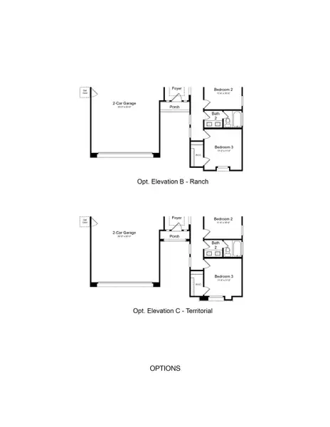 2D floor plan layout of this home in Parkside, Avondale, AZ (Image 3).