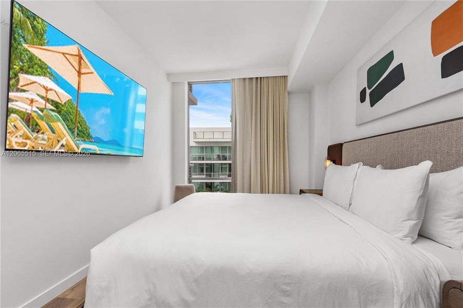 Furnished interior view inside a new home in , Miami (Image 29).
