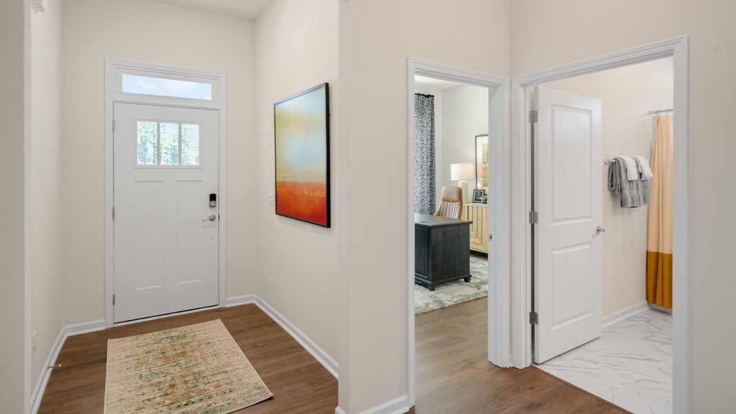 Representative furnished interior of a home built from the AZALEA by D.R. Horton in The Villas at Galvins Ridge, Sanford (Image 34). Representative furnished interior of a home built from the AZALEA by D.R. Horton in The Villas at Galvins Ridge, Sanford (Image 34).