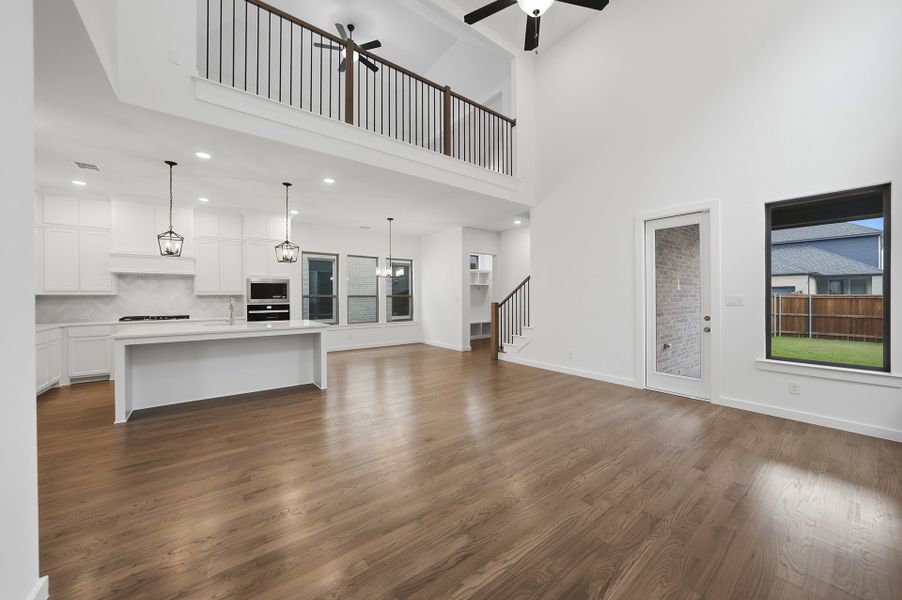 Spacious, unfurnished interior of a new home in Light Farms Brenham - 40' Lots, Celina (Image 25). Spacious, unfurnished interior of a new home in Light Farms Brenham - 40' Lots, Celina (Image 25).