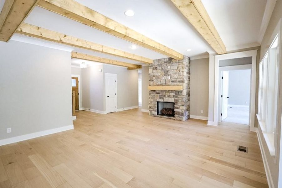 Spacious, unfurnished interior of a new home in Baker Road, Birchwood (Image 61).