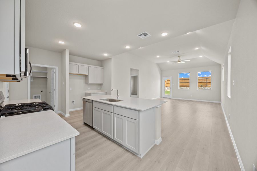 Furnished interior view inside a new home in Trinity Ranch, Elgin (Image 8).