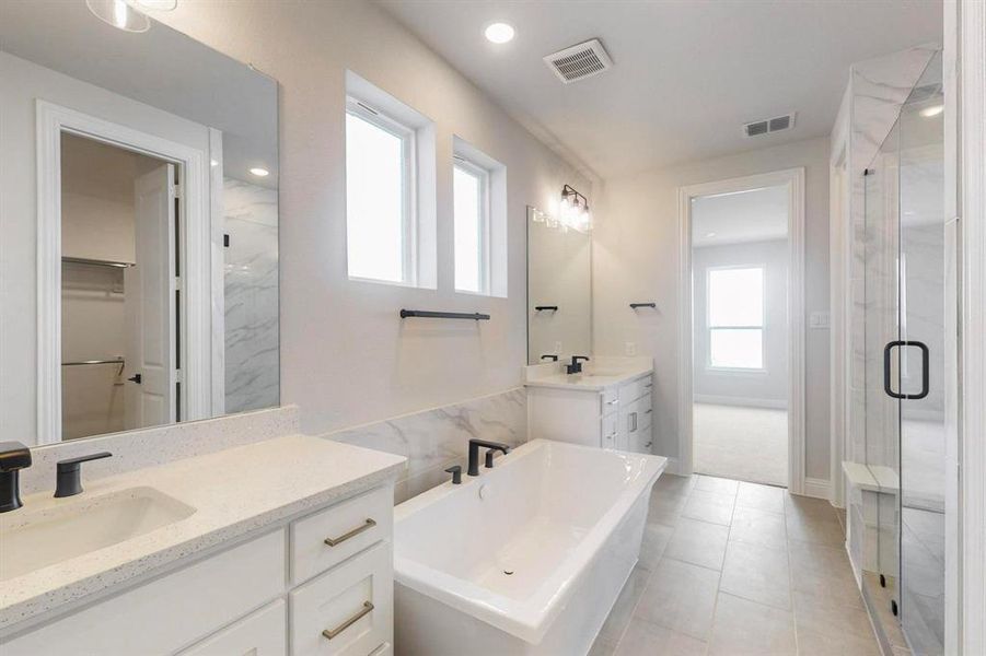 Furnished interior view inside a new home in , Rowlett (Image 8).