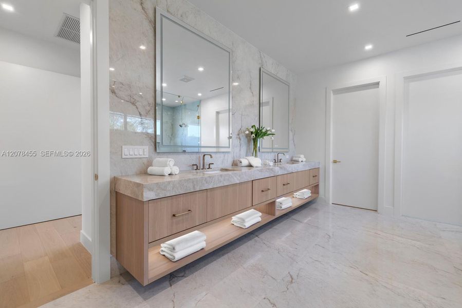 Furnished interior view inside a new home in , Boca Raton (Image 10).