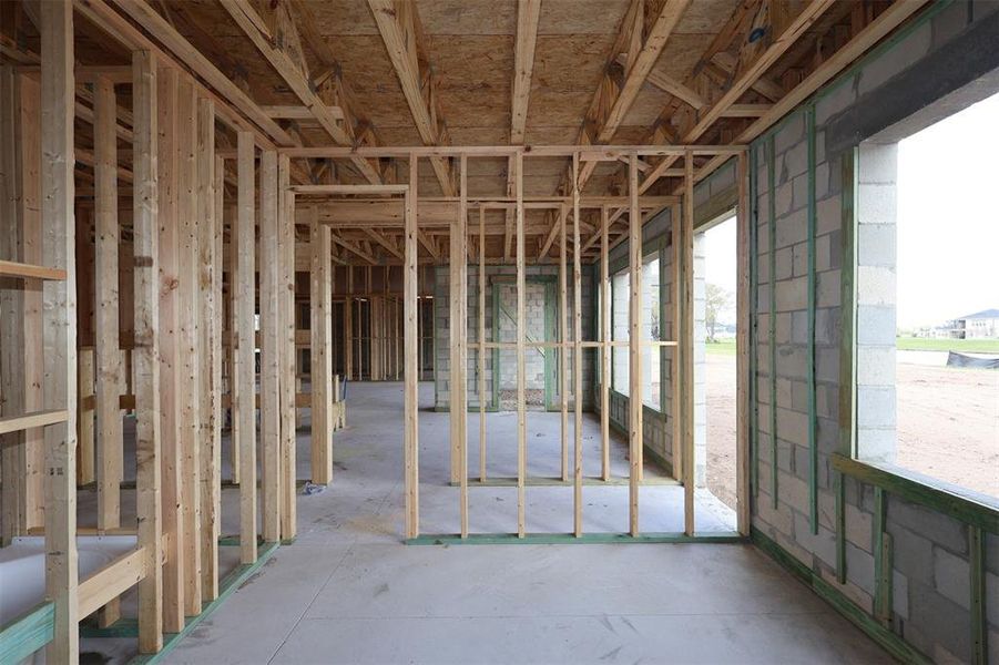 In-progress construction of a new home in Solace at Corner Lake, Orlando, FL (Image 6).