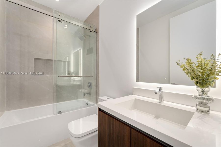 Furnished interior view inside a new home in , Miami (Image 10). Furnished interior view inside a new home in , Miami (Image 10).