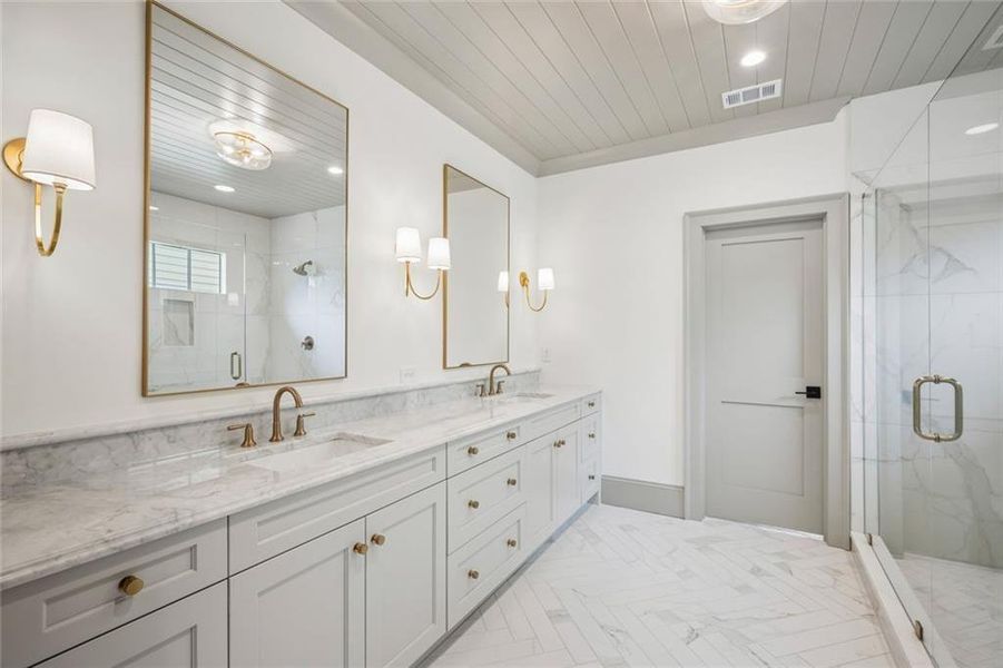 Furnished interior view inside a new home in , Roswell (Image 12).