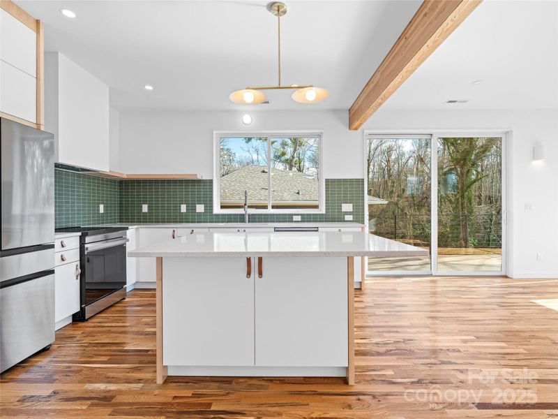 Furnished interior view inside a new home in , Asheville (Image 13). Furnished interior view inside a new home in , Asheville (Image 13).