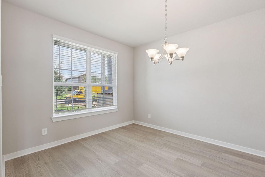 Photo is not of the actual home, but is an inspirational photo of builder’s model home and may depict options, furnishings, and/or decorator features that are not included