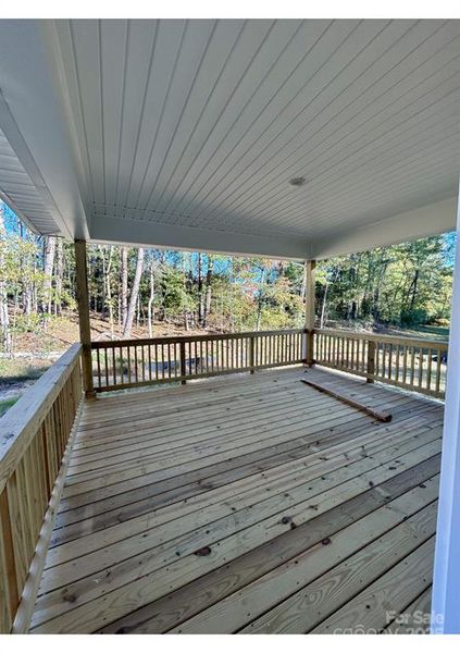 Exterior details and patio area of a home in Crystal Village, Albemarle (Image 2).