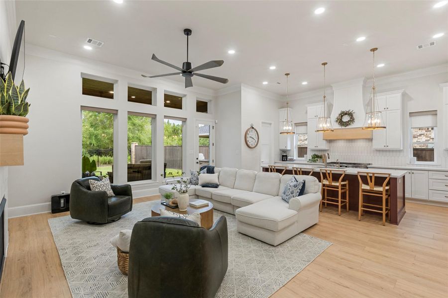 Furnished interior view inside a new home in , Bryan (Image 16). Furnished interior view inside a new home in , Bryan (Image 16).