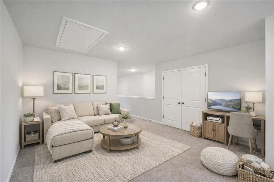 Furnished interior view inside a new home in Neely Farm, Covington (Image 11).