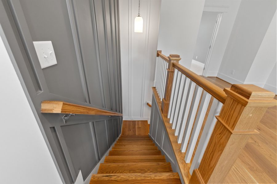 Representative unfurnished interior of a home built from the The Emerson by RobuckHomes in Stonehenge, Raleigh (Image 202).