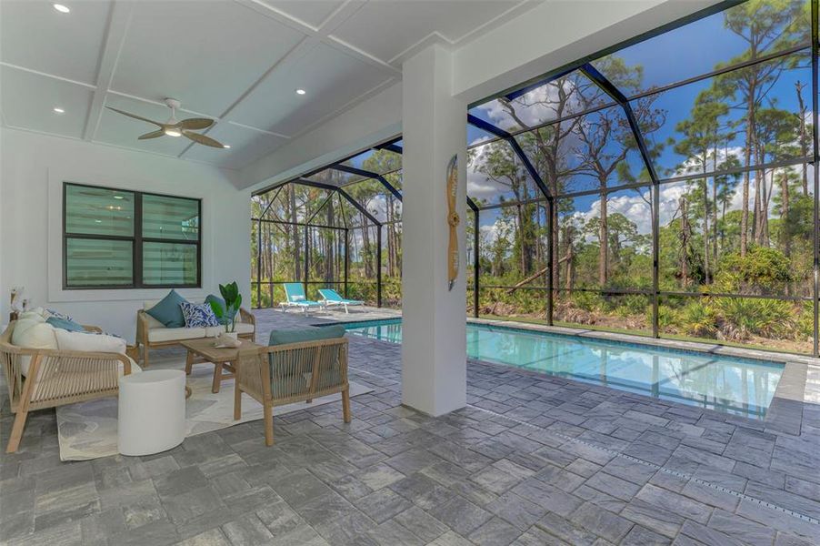 Exterior details and patio area of a home in , Port Charlotte (Image 20).