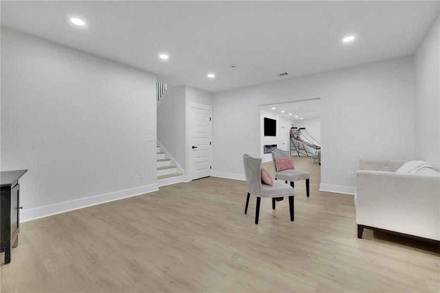 Furnished interior view inside a new home in , Monroe (Image 56).