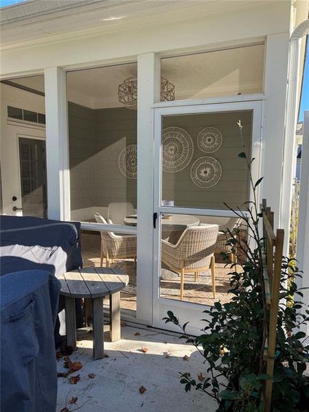 Exterior details and patio area of a home in , Cumming (Image 25).