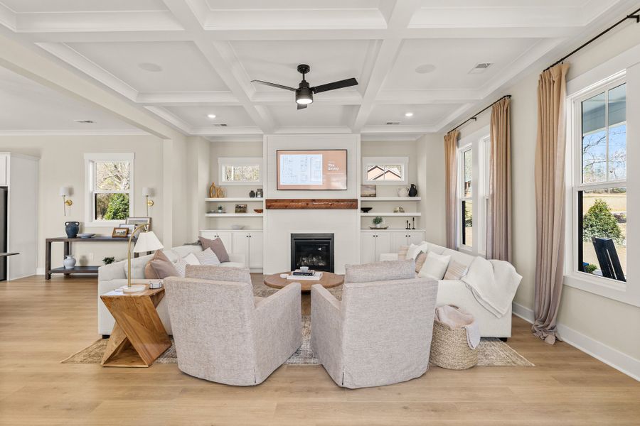 Representative furnished interior of a home built from the Emmy by Hunter Quinn Homes in Greenpond Acres, Woodruff (Image 8).