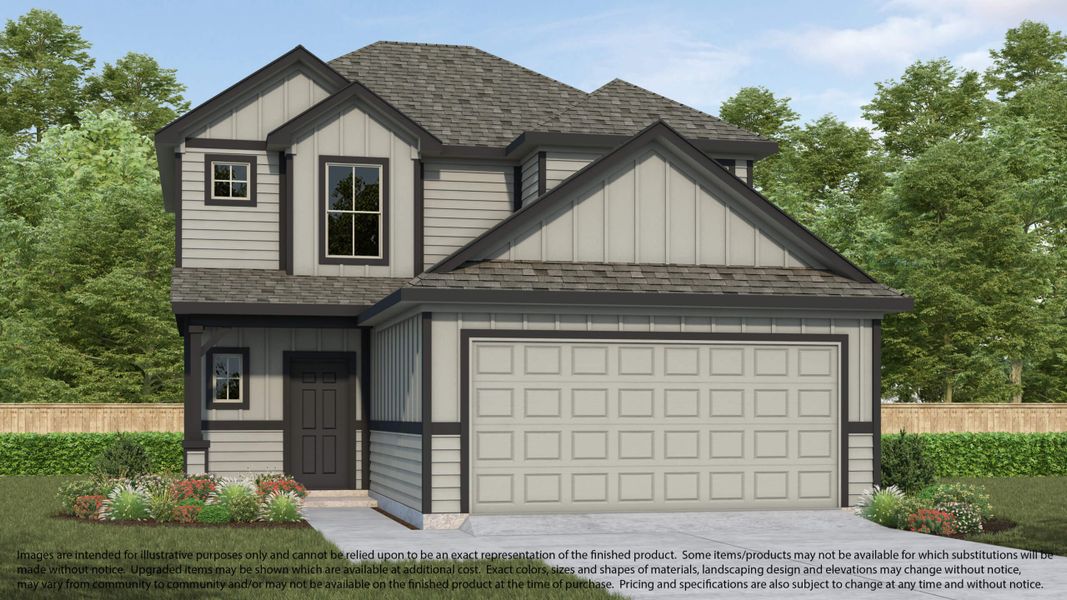 Representative exterior photo of a completed home built from the Plan 143 by Long Lake Ltd. in Edgewood Village, Houston, TX (Image 5). Representative exterior photo of a completed home built from the Plan 143 by Long Lake Ltd. in Edgewood Village, Houston, TX (Image 5).