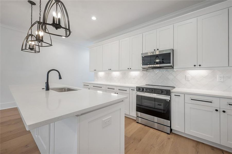 Furnished interior view inside a new home in , Tampa (Image 11). Furnished interior view inside a new home in , Tampa (Image 11).