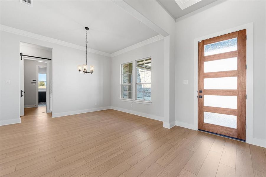 Spacious, unfurnished interior of a new home in Creekview Addition, Van Alstyne (Image 32). Spacious, unfurnished interior of a new home in Creekview Addition, Van Alstyne (Image 32).