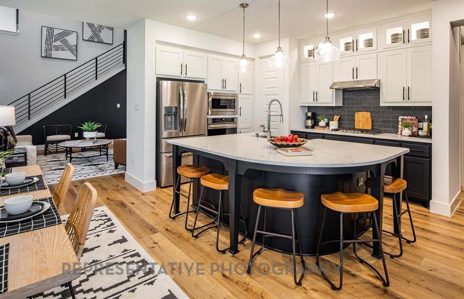 Furnished interior view inside a new home in The Parks at Wilson Creek: 40ft. lots, Celina (Image 13). Furnished interior view inside a new home in The Parks at Wilson Creek: 40ft. lots, Celina (Image 13).