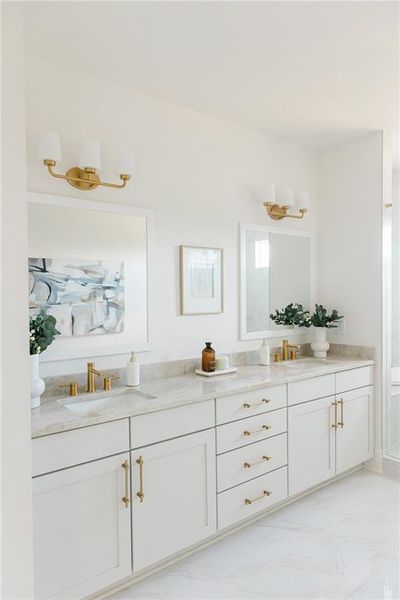 Furnished interior view inside a new home in , Alpharetta (Image 36).