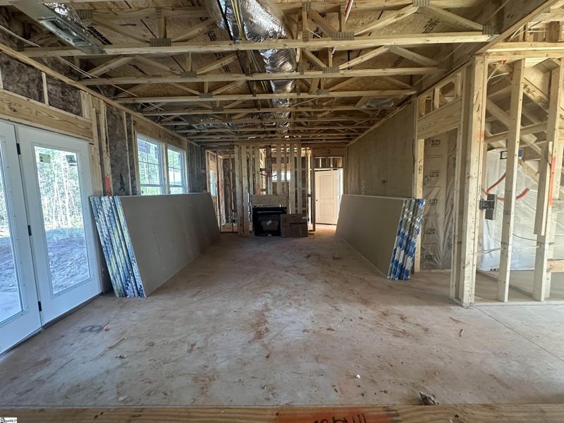 In-progress construction of a new home in Shiloh Trail, Wellford, SC (Image 8).