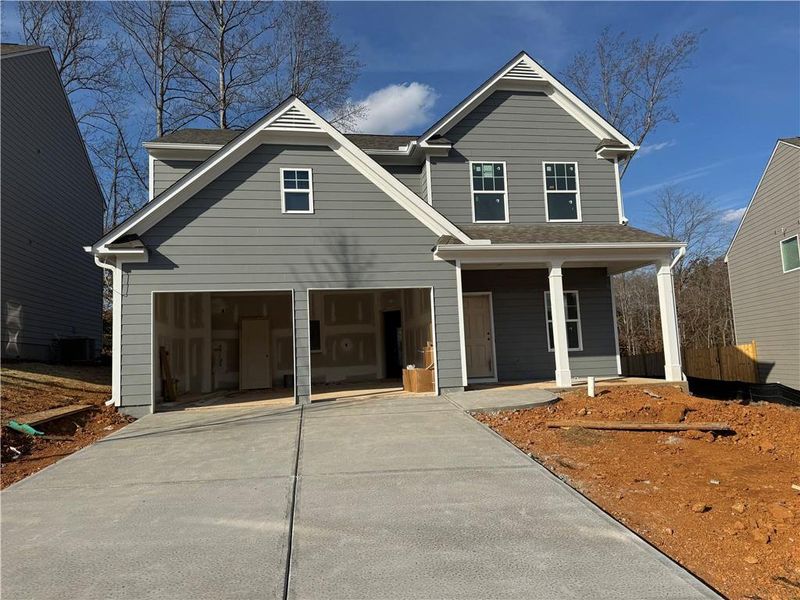 In-progress construction of a new home in The Reserve at Willow Oaks, Canton, GA (Image 5).