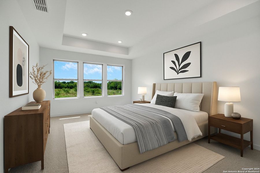 Furnished interior view inside a new home in Morgan Meadows, San Antonio (Image 5). Furnished interior view inside a new home in Morgan Meadows, San Antonio (Image 5).