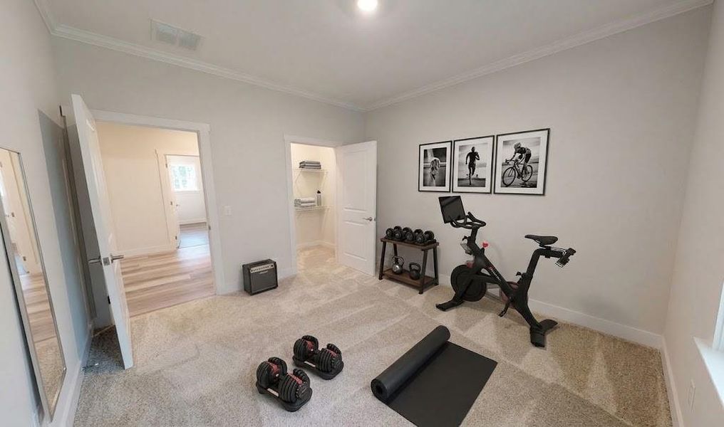 Furnished interior view inside a new home in , Gainesville (Image 16).