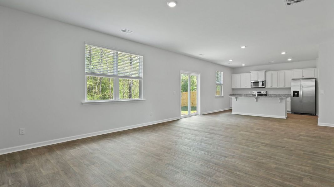 Representative unfurnished interior of a home built from the GALEN by D.R. Horton in Lakeview at Kitfield, Moncks Corner (Image 10).