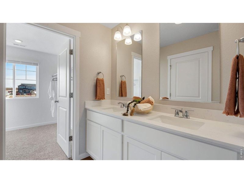 Furnished interior view inside a new home in Prairie Song, Windsor (Image 14).